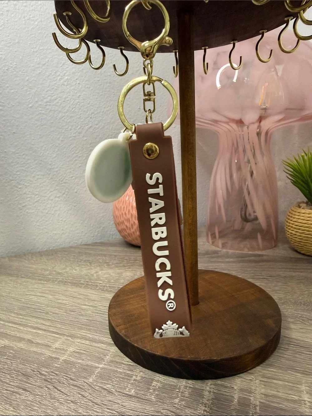 Starbucks Latte Silicone Keychain